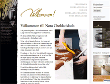 Tablet Screenshot of chokladskolan.com